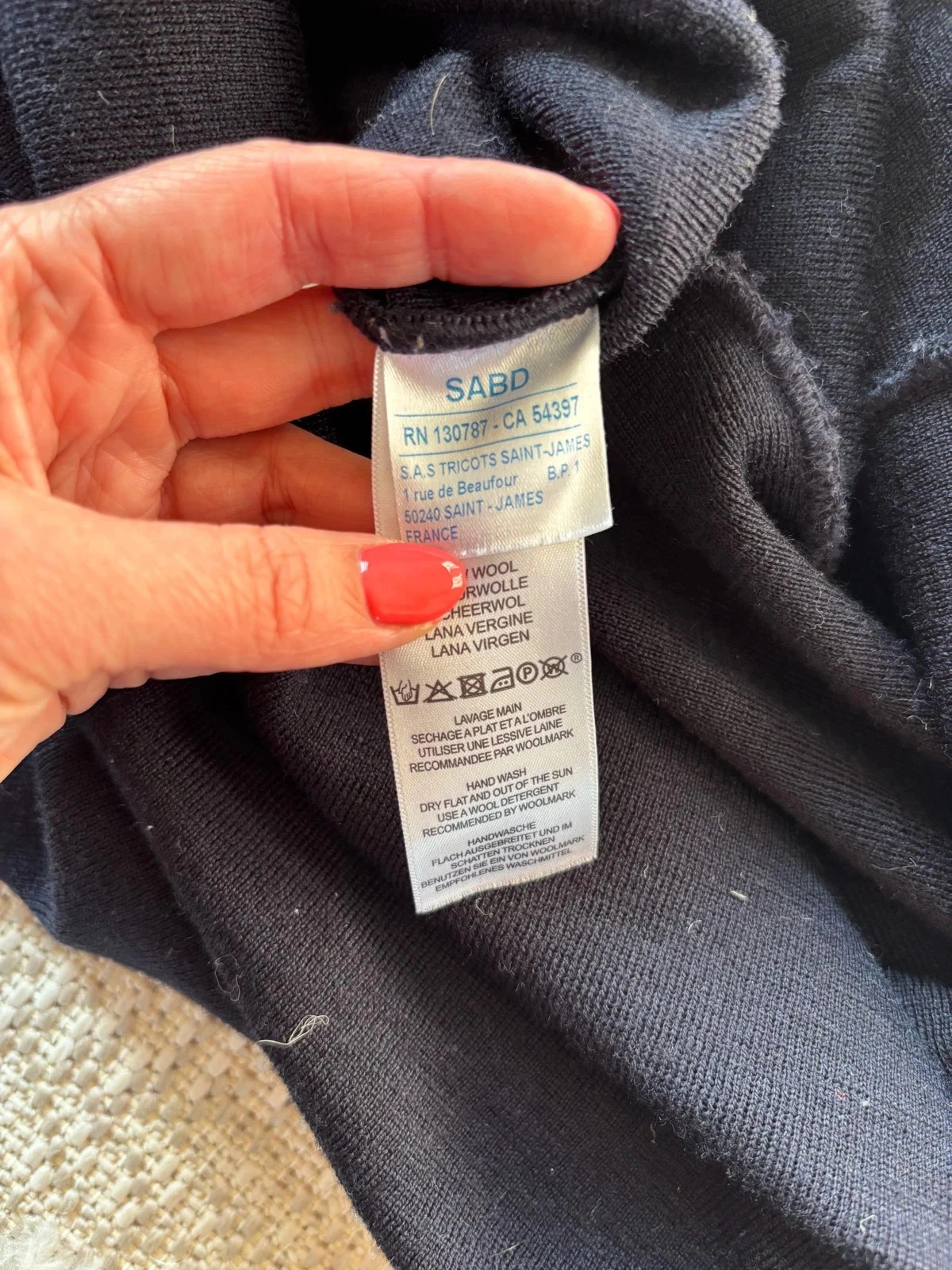 Jurk Saint James – Made in France – Maat 38 – Wol – Elegant & tijdloos gemaakt in Frankrijk – photo 12